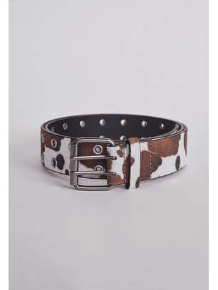 Cinturon Eyelet Vaca Negro Sioux