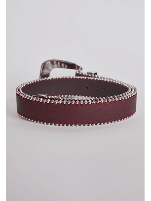 Cinturon Eyelet Hebilla Negro Sioux