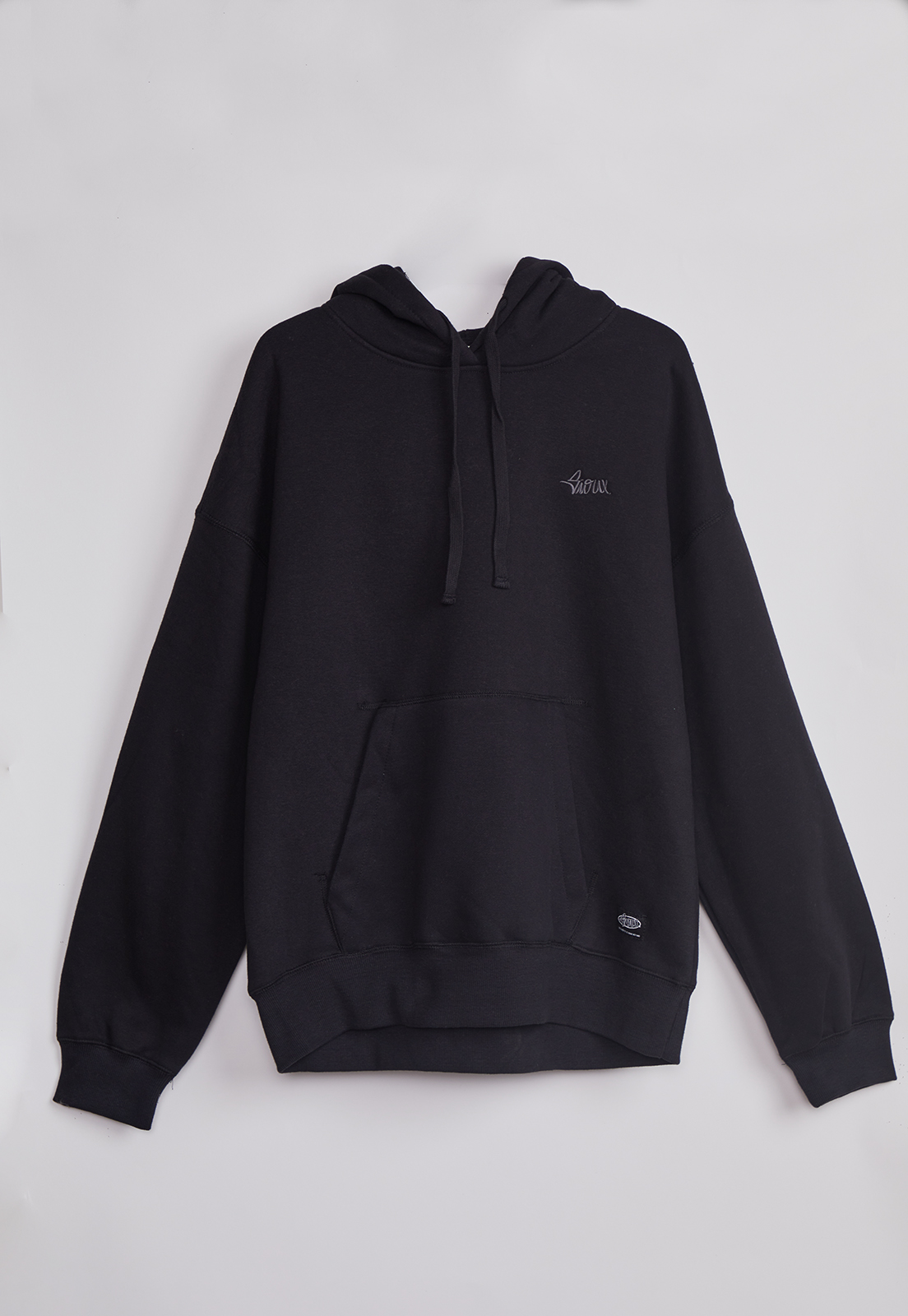 Polerón Hombre Basic Bordado Gorro Negro Sioux 1