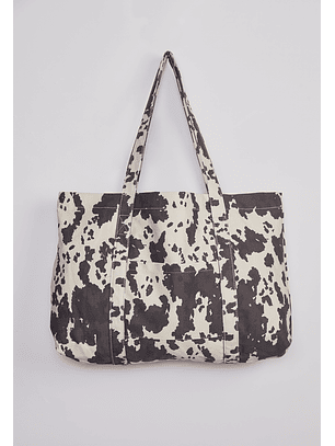 Cartera Tote Bag  Cow Negro Sioux