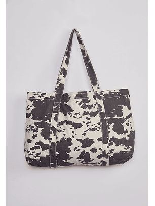 Cartera Tote Bag  Cow Negro Sioux