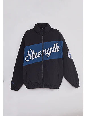 Chaqueta Hombre Acolchada College Negro Sioux