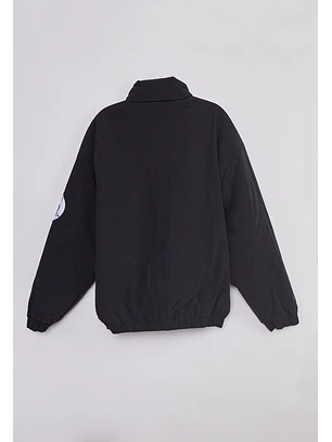 Chaqueta Hombre Acolchada College Negro Sioux