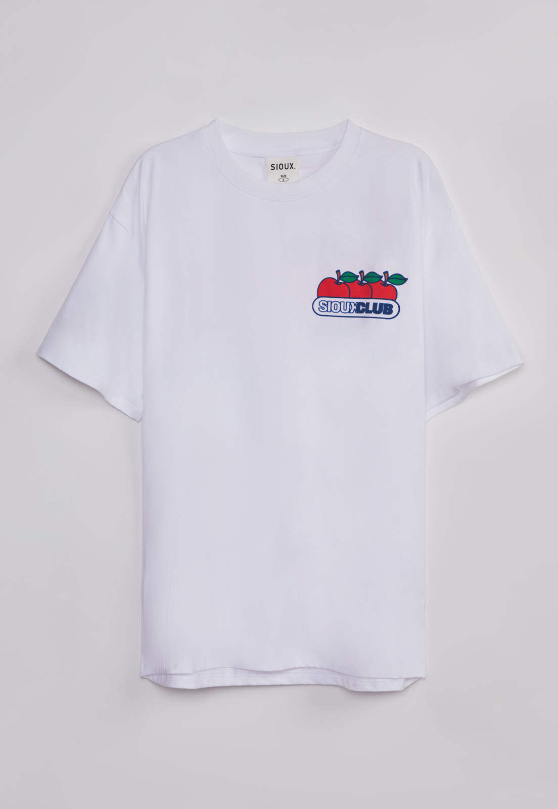 Polera Hombre Manzana Blanco Sioux 1