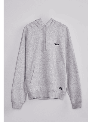 Polerón Hombre Basic Bordado Gorro Gris Sioux