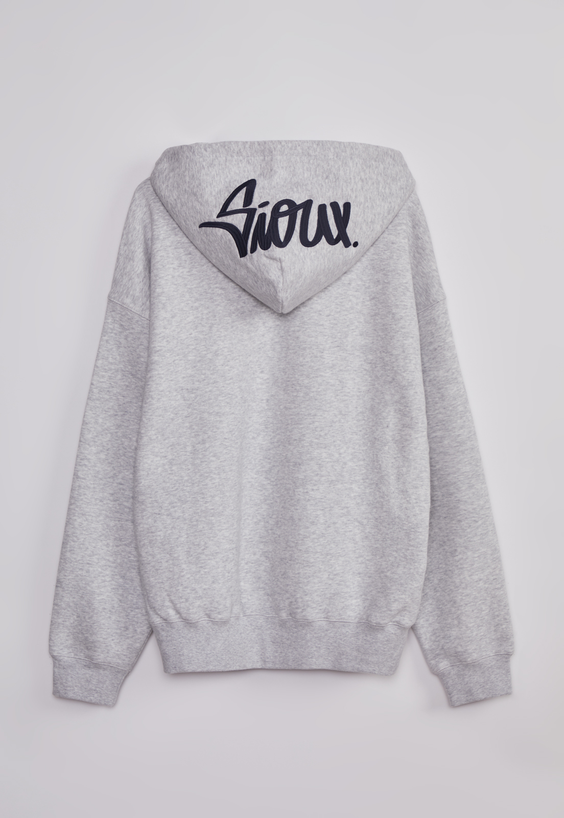 Polerón Hombre Basic Bordado Gorro Gris Sioux 2