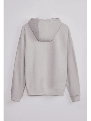 Polerón Hombre Gorro Básico Gris Sioux