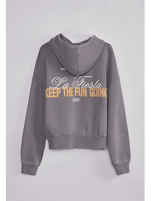 Polerón Mujer Yellow Gris Sioux