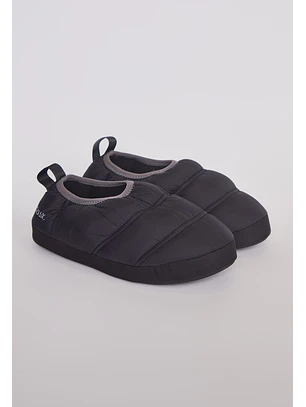 Pantufla Relaxed Hombre Negro Sioux