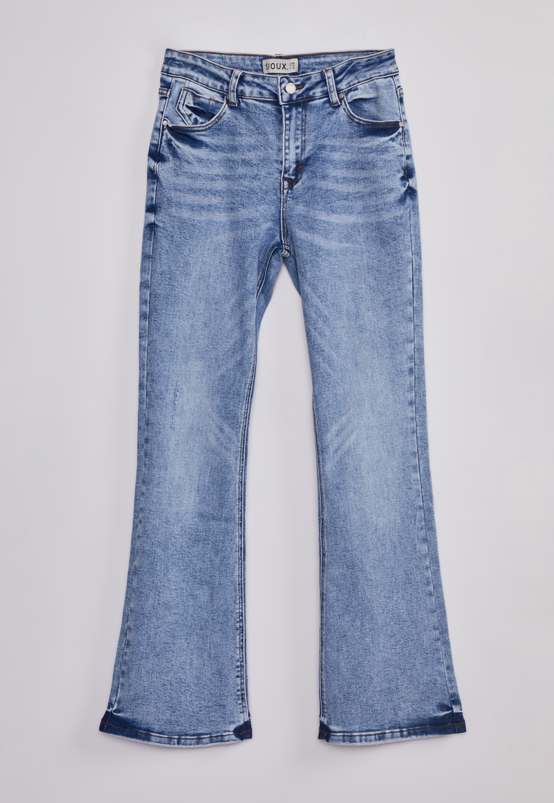 Jeans Mujer Celeste Flare Celeste Sioux 1