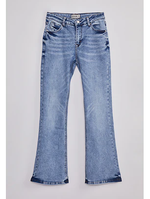 Jeans Mujer Celeste Flare Celeste Sioux
