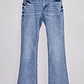 Jeans Mujer Celeste Flare Celeste Sioux - Miniatura 1