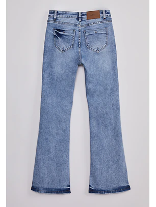 Jeans Mujer Celeste Flare Celeste Sioux