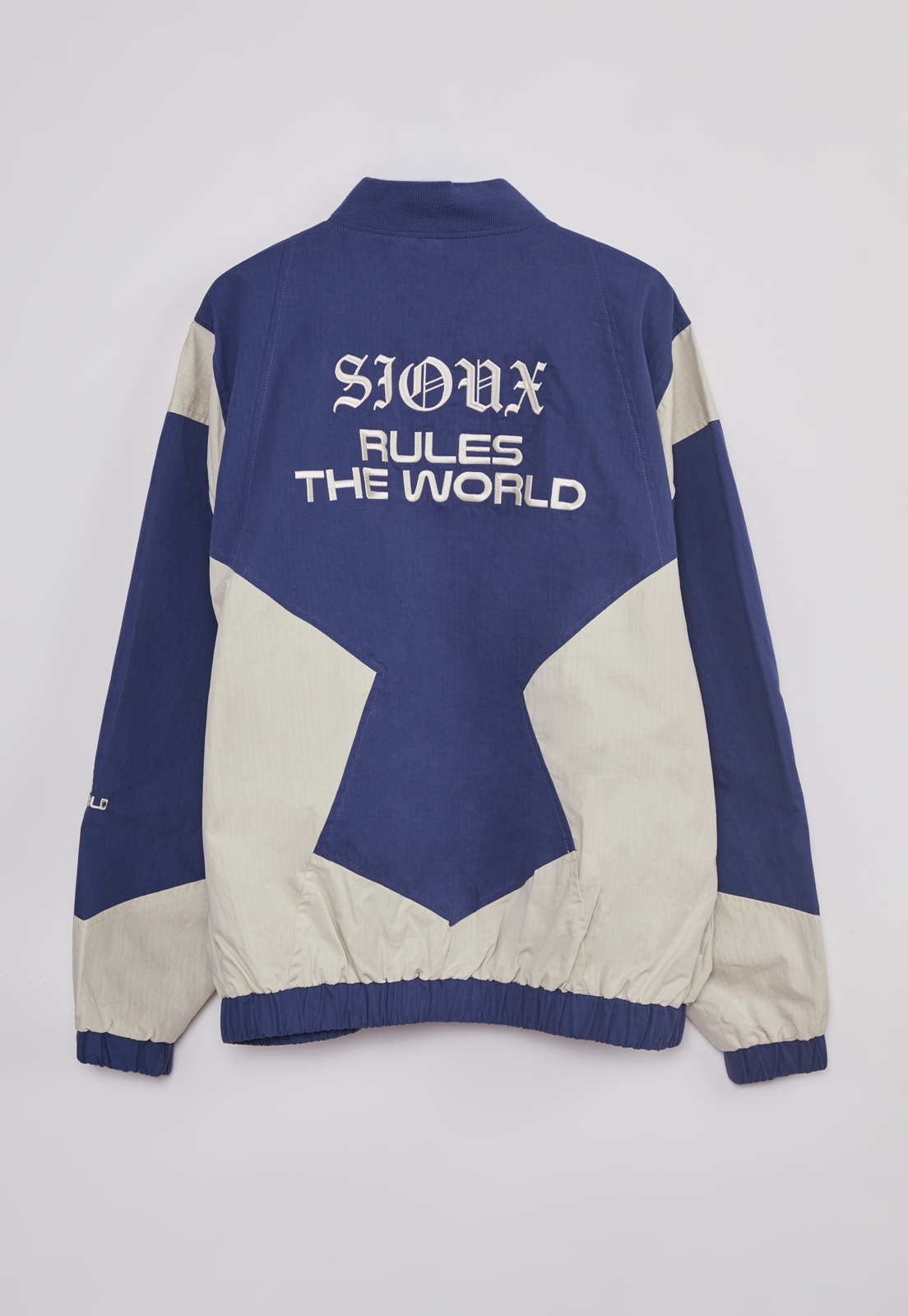 Chaqueta Hombre Retro Bordados Azul Sioux 2