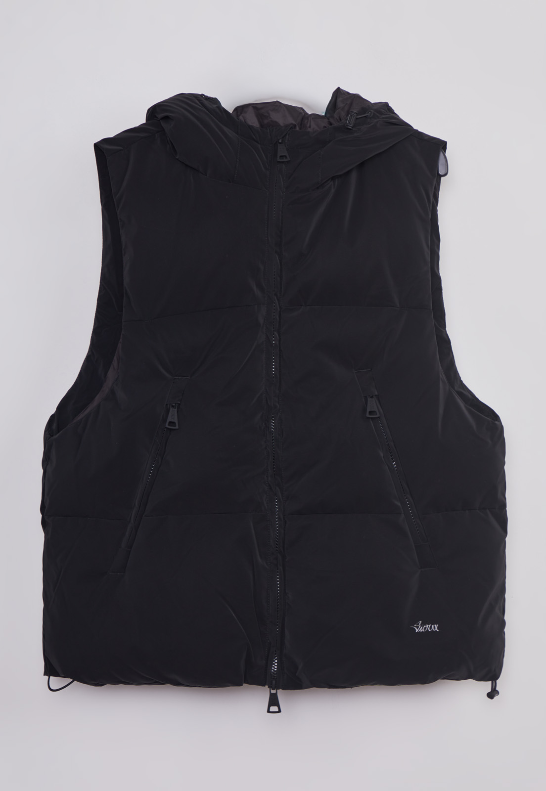 Parka Hombre Sin Mangas Negro Sioux 1