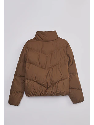 Parka Mujer Basic Puffa Verde Sioux