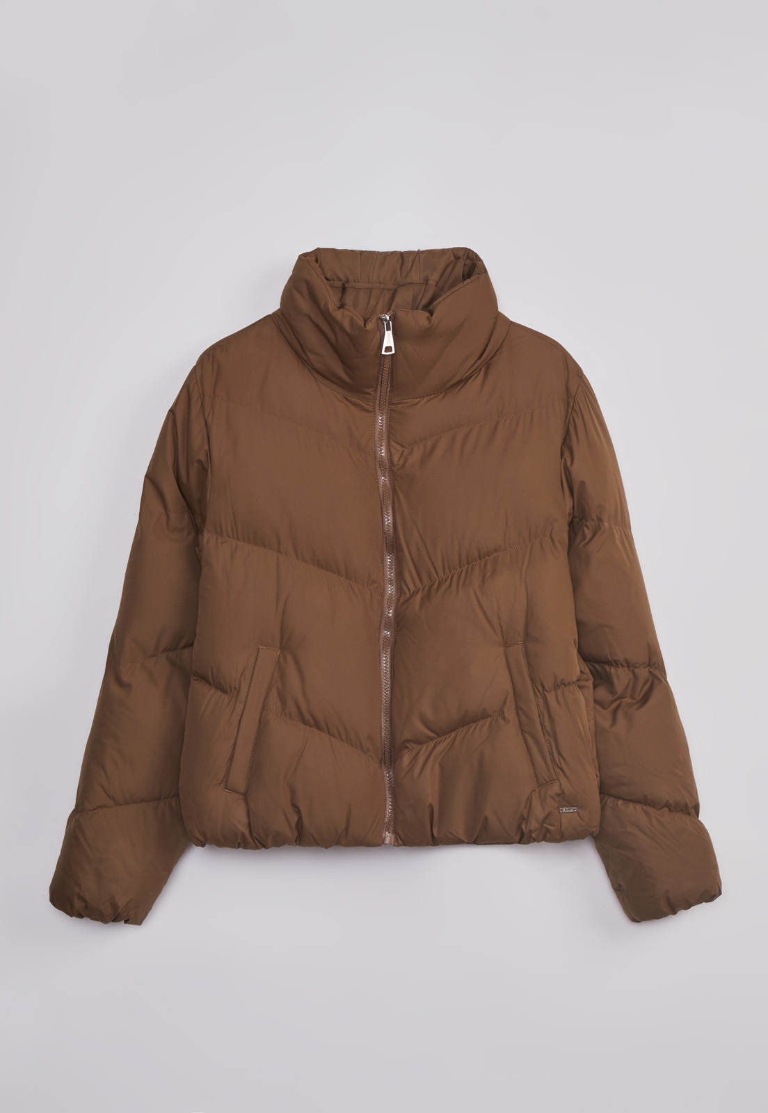 Parka Mujer Basic Puffa Verde Sioux 1