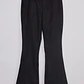 Pantalón Mujer Flare Efecto Suede Negro Sioux - Miniatura 2