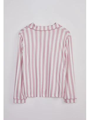 Pijama Camisero Mujer Rosado Sioux
