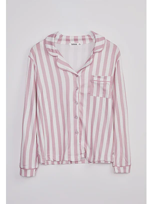 Pijama Camisero Mujer Rosado Sioux