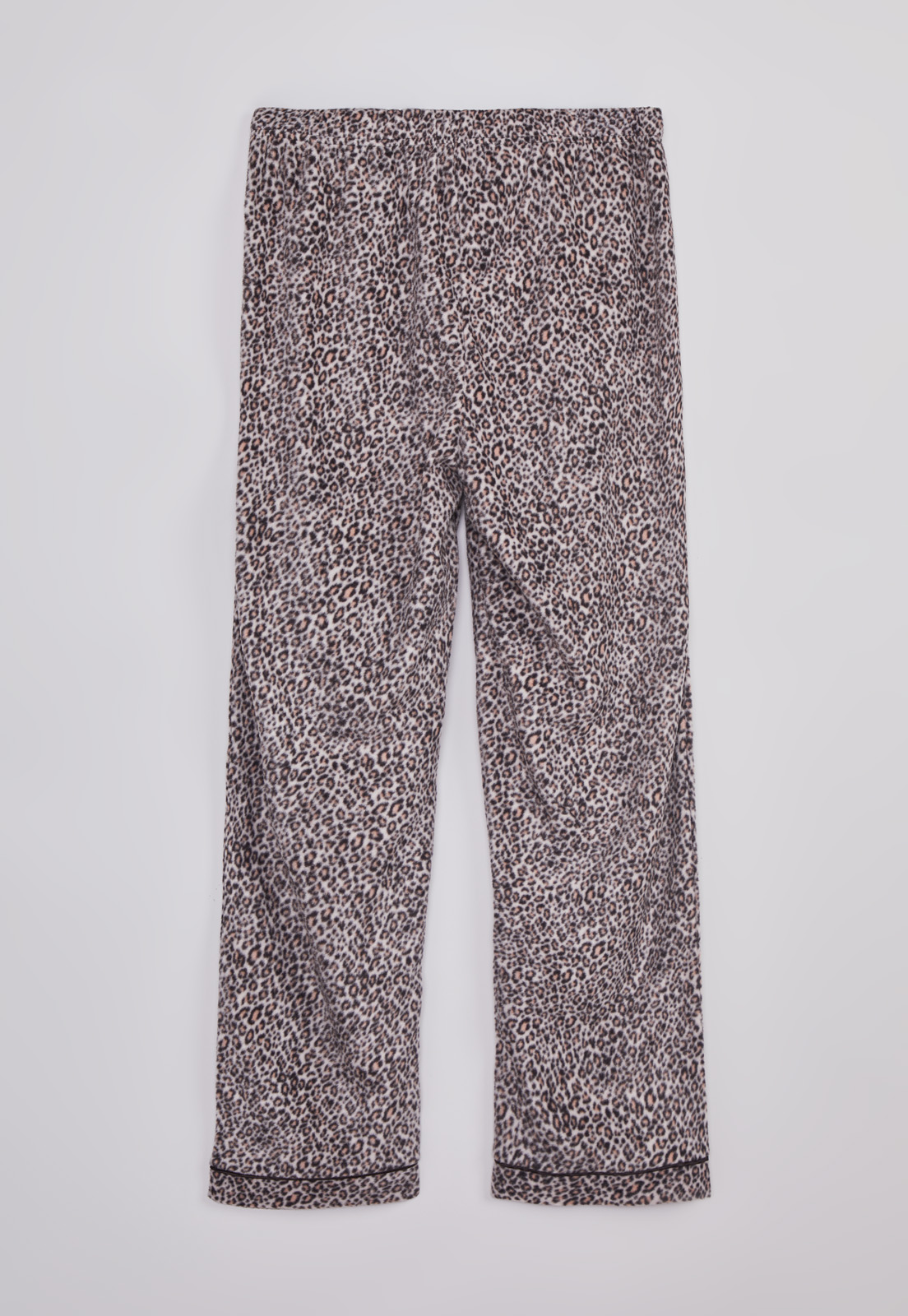 Pijama Polar Camisero Mujer Café Sioux 4