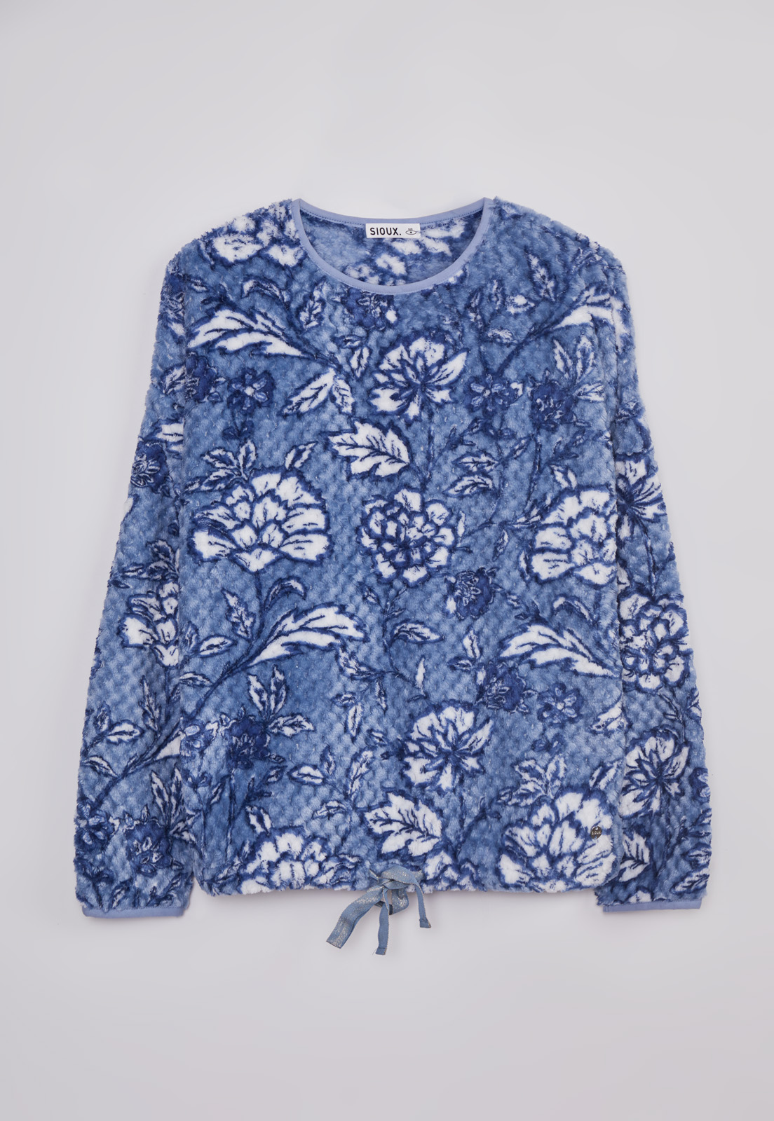 Pijama Peludo Mujer Azul Sioux 1