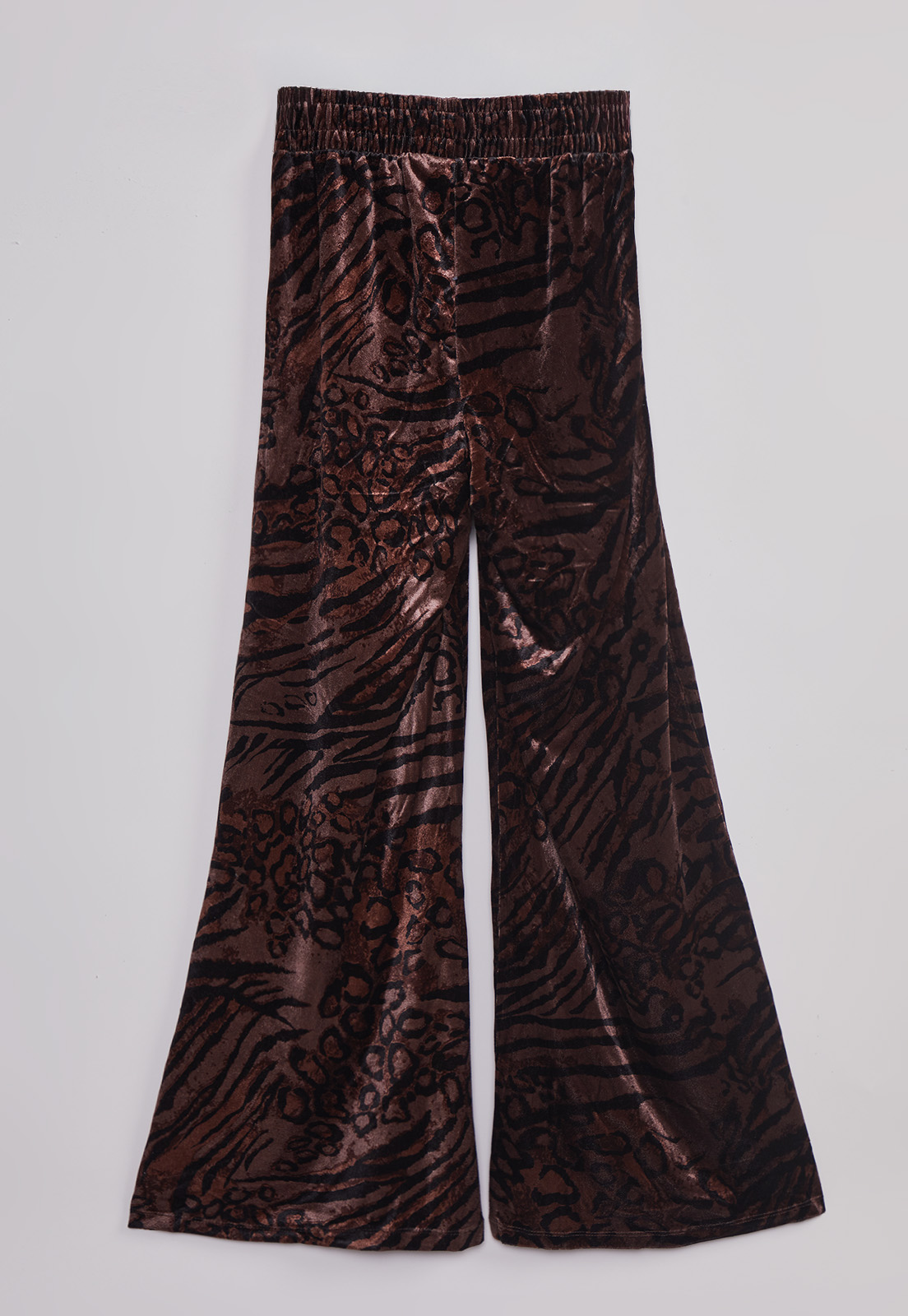 Pantalón Mujer Wide Leg Plush Café Sioux 2
