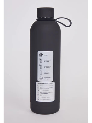 Botella Tirador Negro 750ML