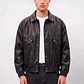 Chaqueta Hombre Piel Costuras Negro Sioux - Miniatura 1