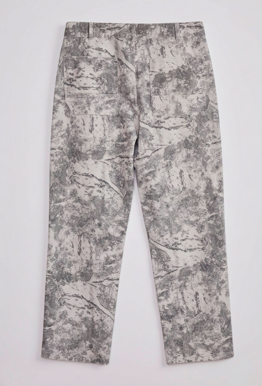 Pantalón Hombre Carpintero Camuflado Blanco 2