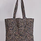 Cartera Tote Bag Animal Print Beige - Miniatura 1