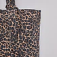 Cartera Tote Bag Animal Print Beige - Miniatura 2