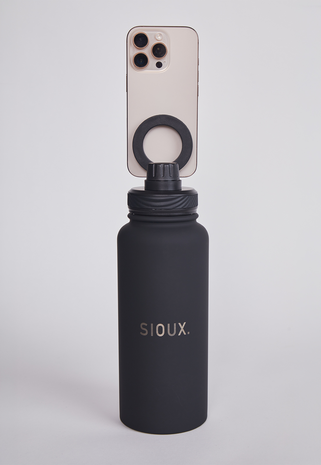 Botella Porta Celular Negro 910ML 5