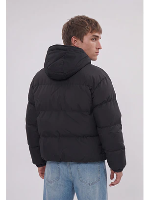 Parka Hombre Tipo Polerón Negro Sioux