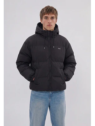 Parka Hombre Tipo Polerón Negro Sioux
