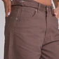 Pantalón Mujer Baggy Ajustador Café Sioux - Miniatura 4
