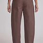 Pantalón Mujer Baggy Ajustador Café Sioux - Miniatura 3