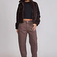 Pantalón Mujer Baggy Ajustador Café Sioux - Miniatura 2