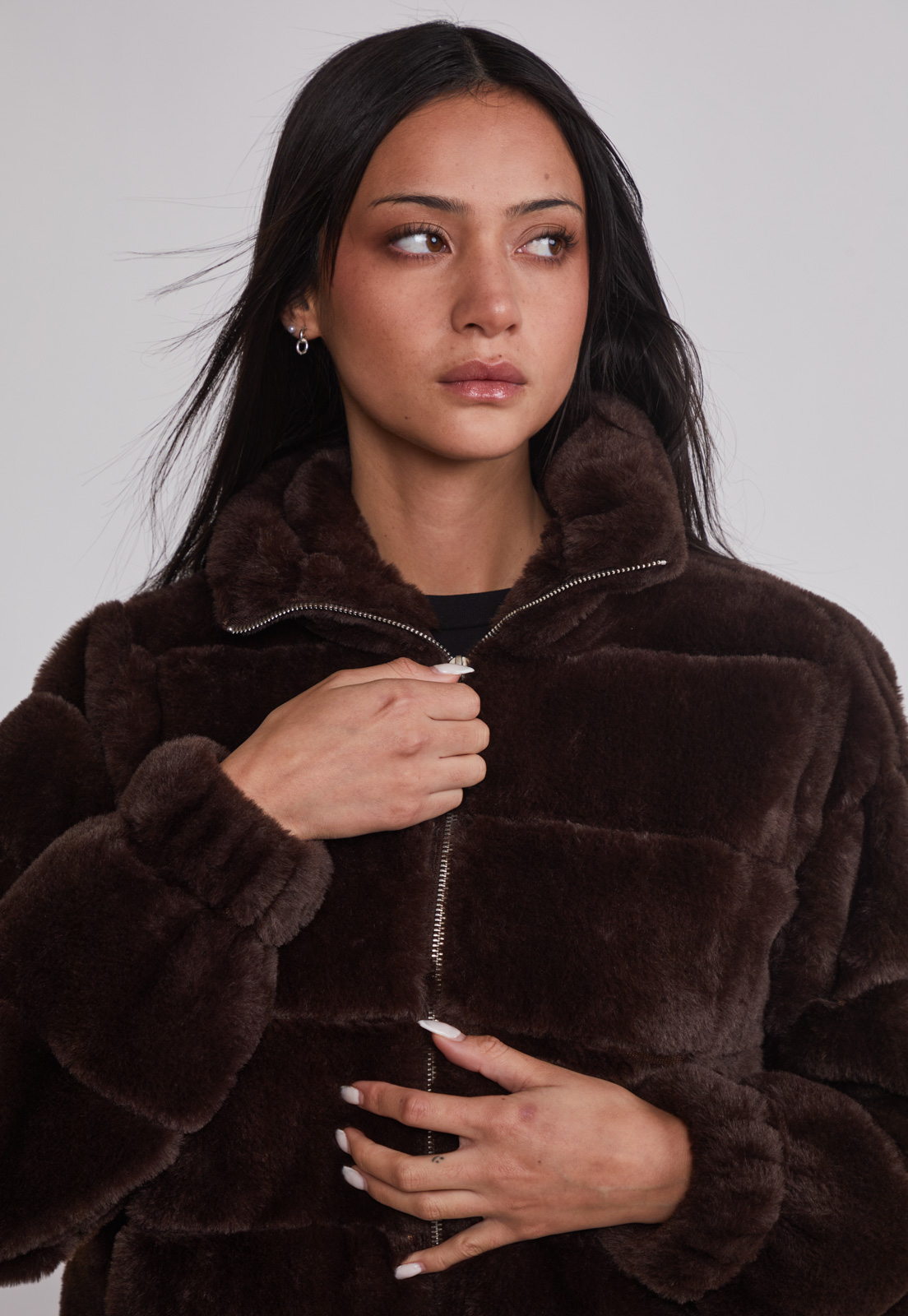 Polar Mujer Cuello Alto Café Sioux 4