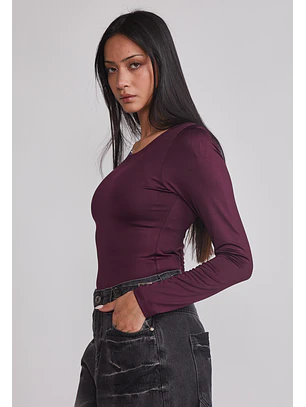 Body Mujer Poliamida Lila Sioux