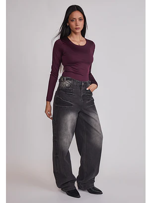 Body Mujer Poliamida Lila Sioux