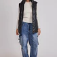 Jeans Mujer Cargo Multi Bolsillos Azul Sioux - Miniatura 2