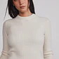 Sweater Mujer Cuello Redondo Soft Crudo Sioux - Miniatura 5