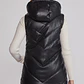 Parka Mujer Ecocuero Larga Negro Sioux - Miniatura 3