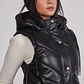 Parka Mujer Ecocuero Larga Negro Sioux - Miniatura 5