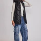 Parka Mujer Ecocuero Larga Negro Sioux - Miniatura 2