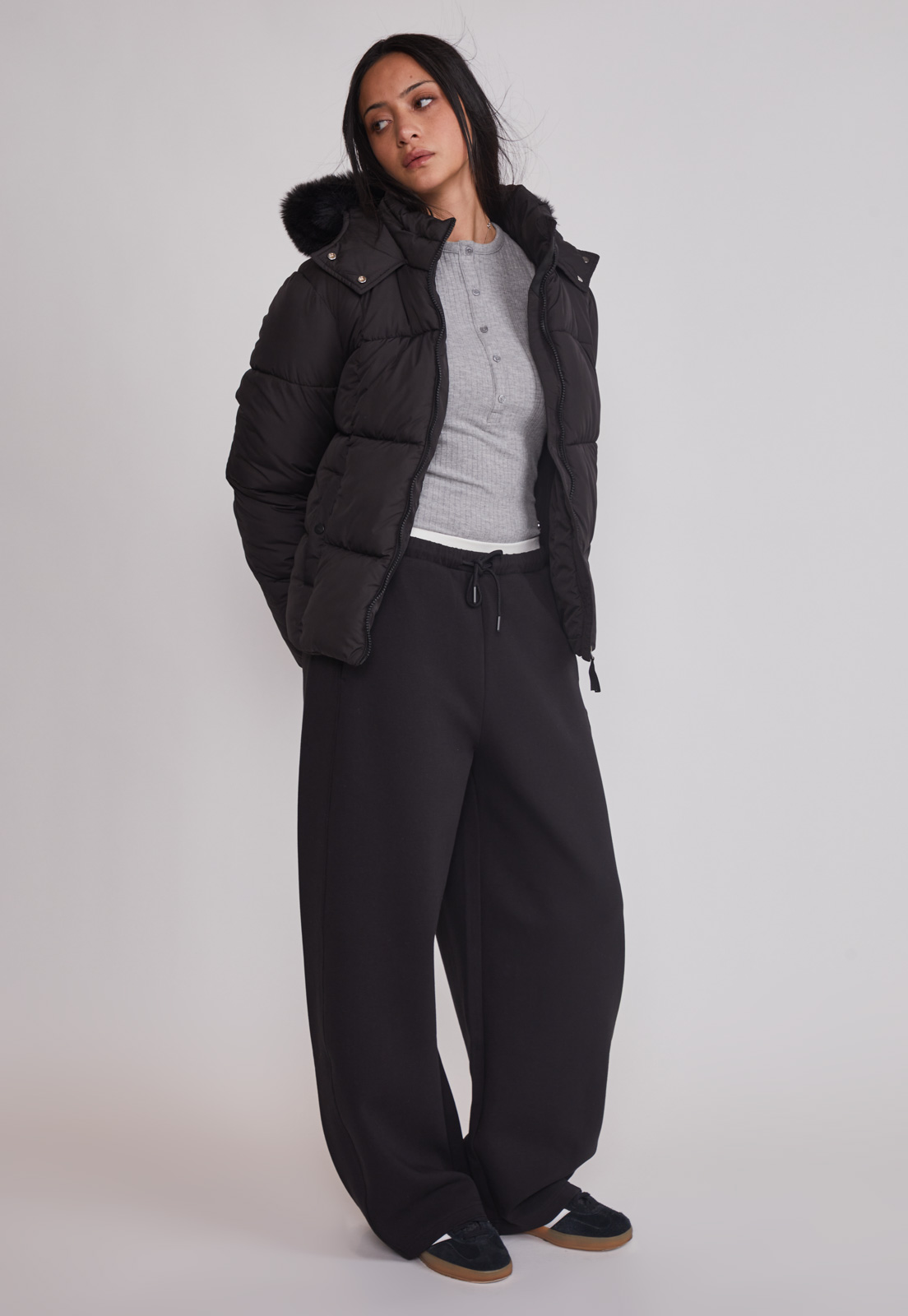 Pantalón Buzo Mujer Balloon Negro Sioux 5