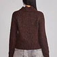 Sweater Mujer Lurex Café Sioux - Miniatura 3
