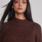 Sweater Mujer Lurex Café Sioux - Miniatura 4