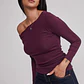 Polera Mujer Hombro Caido Lila Sioux - Miniatura 5